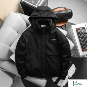 Áo Khoác Gió Nam ICONDENIM Phối Nón Rời