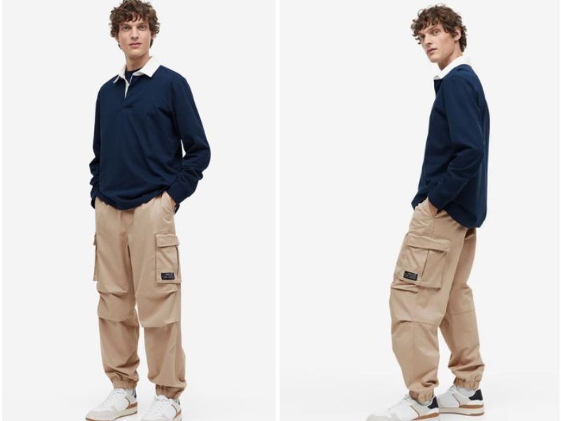 Set Áo Thun Oversize + Quần Cargo – Streetwear