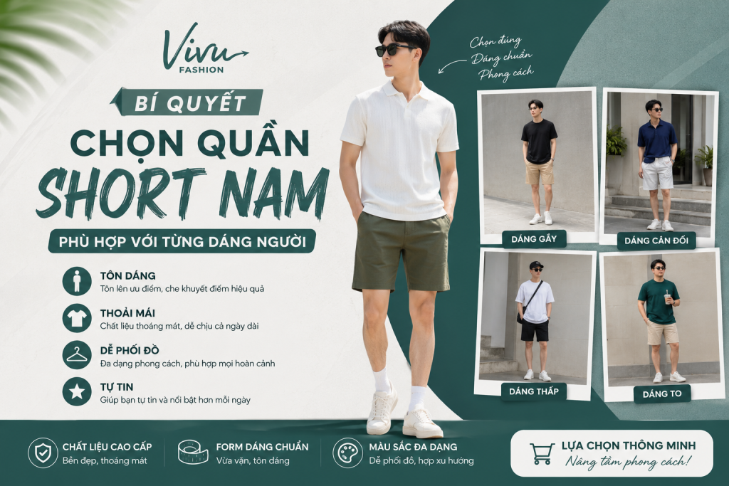 Quần short nam