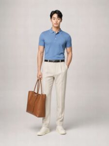 Áo Polo Và Quần Tây – Thanh Lịch Nhưng Không Quá Cứng Nhắc