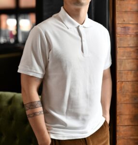 Áo polo trắng