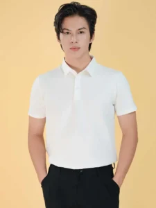 Áo polo trắng nam