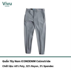 Quần Tây Nam ICONDENIM City Straight